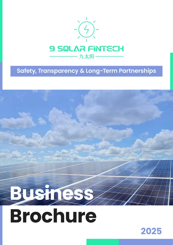 9 Solar brochure cover